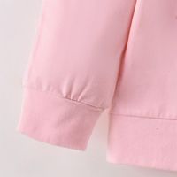 Children's Pink Hooded Sweater 1-6 Years Old Girls New Autumn Sweater main image 4
