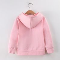 Children's Pink Hooded Sweater 1-6 Years Old Girls New Autumn Sweater main image 5