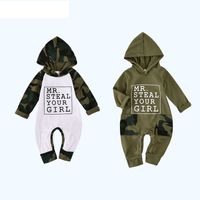New Baby Children's Clothing Boys' Hooded Romper Long Climbing Jumpsuit main image 2