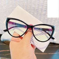 Retro-katzenaugen-anti-blaulicht-einfarbiger Brillenrahmen Neuer Flacher Spiegel main image 5