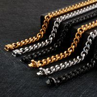 Titanium Steel 18K Gold Plated Fashion Plating Geometric Necklace main image 3