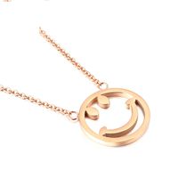 New Smiling Face Stainless Steel Ears Simple And Cute Fashion Jewelry Wholesale main image 1