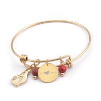 European And American Foreign Trade New Loveyou Crescent Love Bracelet Female  From  One Piece Dropshipping main image 1