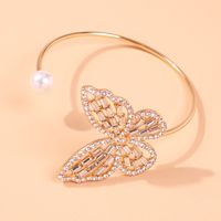 Pulsera De Diamantes Brillantes Con Diseño De Mariposa A La Moda Que Combina Con Todo main image 2