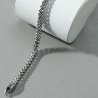 Titanium Steel Men's Bracelet Creative Fashion Simple Jewelry European And American Jewelry Wholesale main image 3