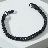 Titanium Steel Men's Bracelet Creative Fashion Simple Jewelry European And American Jewelry Wholesale main image 4