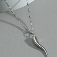 Cross-border Lucky Horn Pendant Protection Amulet Small Pepper Necklace main image 4