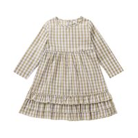 New Plaid Dress Children's Casual Skirt Spring And Autumn Little Girl A-line Skirt main image 6