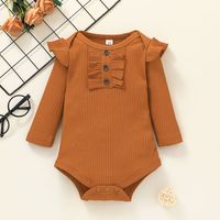 Autumn Baby Printing Pit Strip Two-piece Romper Children's Clothing Baby Long-sleeved One-piece Trousers Suit main image 3