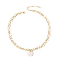 Trend Simple Metal Chain Shell Necklace Creative Personality Geometric Clavicle Pendant Jewelry main image 6