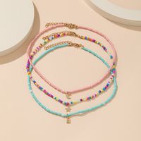 Einfacher Stil Sperren Perlen Großhandel Halskette main image 3