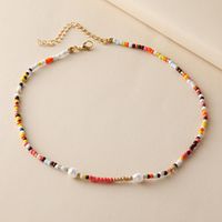 Simple Style Geometric Beaded Women's Necklace sku image 1