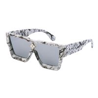 Großhandel Große Rahmen Einteilige Linse Sonnenbrille Nihaojewelry sku image 10