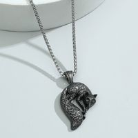 Retro Fashion Fox Stainless Steel Necklace Wholesale Nihaojewelry main image 2