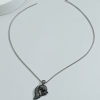Retro Fashion Fox Stainless Steel Necklace Wholesale Nihaojewelry main image 3