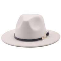 Retro Bright Color Jazz Woolen Hat Wholesale Nihaojewelry main image 5