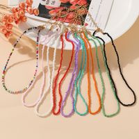 Bohemian Vintage Miyuki Beads Chain Solid Color Necklace Wholesale Nihaojewelry main image 4