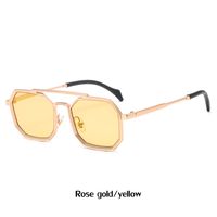 Retro Double Beam Polygonal Frame Sunglasses Wholesale Nihaojewelry sku image 22