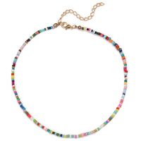 Bohemian Vintage Miyuki Beads Chain Solid Color Necklace Wholesale Nihaojewelry sku image 1