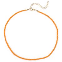 Bohemian Vintage Miyuki Beads Chain Solid Color Necklace Wholesale Nihaojewelry sku image 6