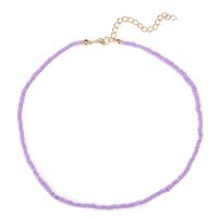 Bohemian Vintage Miyuki Beads Chain Solid Color Necklace Wholesale Nihaojewelry sku image 5