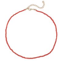 Bohemian Vintage Miyuki Beads Chain Solid Color Necklace Wholesale Nihaojewelry sku image 7