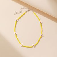 Bohemian Vintage Miyuki Beads Chain Solid Color Necklace Wholesale Nihaojewelry sku image 11