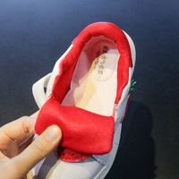 Girls Strawberry Shoes Baby White Sports Shoes Children Korean Casual Shoes 1-3 Years Old Children's Single Shoes main image 5