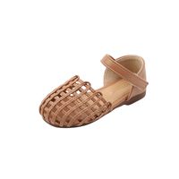 Girls' Baotou Sandals Summer 2021 New Knitted Hollow Princess Shoes Korean Version Medium And Big Kids Soft Sole Beach Shoes main image 6