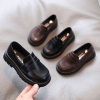 Children's Leather Shoes Spring And Autumn British Style Black Girls Single Shoes Children's Fashion Princess Shoes main image 3