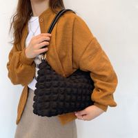 Bubble Bag New Style Portable Fashion Niche One-shoulder Underarm Bag Texture Commuter Bag Tote Bag sku image 2