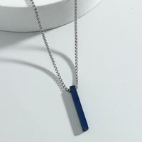 Simple Style Geometric Stainless Steel Titanium Steel Plating Men's Pendant Necklace sku image 4