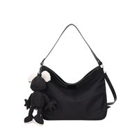Simple Solid Color Large Capacity One-shoulder Messenger Tote Bag Wholesale Nihaojewelry main image 6