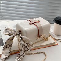 Acrylic Box Bags China Export Bag New Fashion Chain Bags Fashionable Cosmetic Bag One Piece Dropshipping main image 5