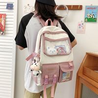 Korean Style Hit Color Nylon Cloth Backpack Wholesale Nihaojewelry main image 1