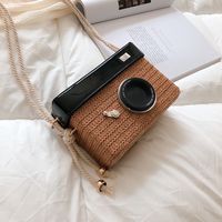 Small Straw Camera Bag Shoulder Bags main image 3