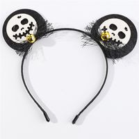 Cross-border New Halloween Hair Accessories Party Stage Cosplay Wizard Funny Pumpkin Devil Headband Hairpin main image 4