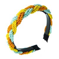 Korean Twist Woven Braid Colorful Headband Wholesale Nihaojewelry main image 6