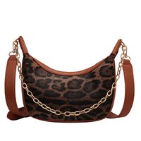 Fashion Retro Hollow Chain Leopard One-shoulder Small Square Bag Wholesale Nihaojewelry sku image 2