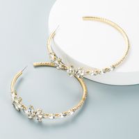 Stained Glass Diamond Flower Earrings Wholesale Nihaojewelry sku image 1