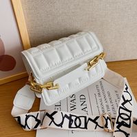 Simple Wide Shoulder Strap One-shoulder Small Square Bag Wholesale Nihaojewelry sku image 1