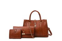 Large-capacity Crocodile Pattern Single-shoulder Diagonal Handbags Wholesale Nihaojewelry sku image 8