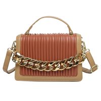 Thick Chain Hit Color Shoulder Messenger Square Bag Wholesale Nihaojewelry sku image 3