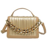 Thick Chain Hit Color Shoulder Messenger Square Bag Wholesale Nihaojewelry sku image 8