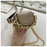 Fashion Stone Pattern Mini Chain Small Waist Bag Wholesale Nihaojewelry sku image 1