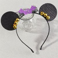 Cross-border New Halloween Hair Accessories Party Stage Cosplay Wizard Funny Pumpkin Devil Headband Hairpin sku image 1