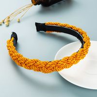 Korean Twist Woven Braid Colorful Headband Wholesale Nihaojewelry sku image 2