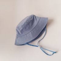 Solid Color Flat-top Children's Fisherman Hat sku image 5