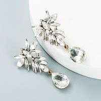 New Fashion Geometric Drop-shaped Pendant Alloy Earrings Wholesale Nihaojewelry sku image 3