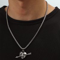 Fashion Arrow Through The Heart Necklace Wholesale Nihaojewelry main image 1